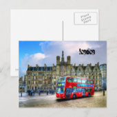 Carte Postale Cité de Westminster, Londres (Devant / Derrière)