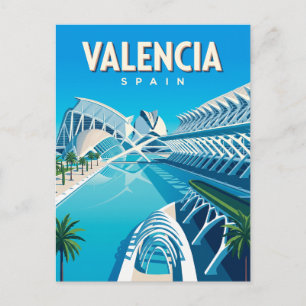 Carte Postale Cité des Arts et des Sciences Espagne
