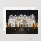 Carte Postale Cité du Vatican (Devant / Derrière)