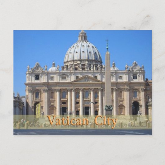 Carte Postale Cité du Vatican (Devant)