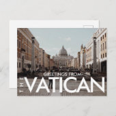 Carte Postale Cité du Vatican (Devant / Derrière)