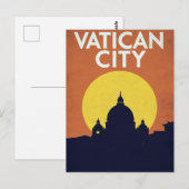 Carte Postale Cité du Vatican St-Pierre Rétro (Devant / Derrière)