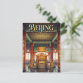 Carte Postale Cité interdite Chine (Debout devant)