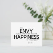 Carte Postale CITES : Heraclitus : L'envie dure toujours plus lo (Debout devant)