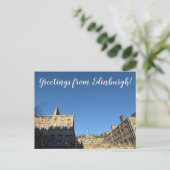 Carte Postale CITINERARIES: Greetings from Edinburgh! (Debout devant)