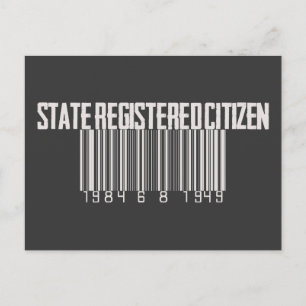 Carte Postale Citoyen enregistré de l'État