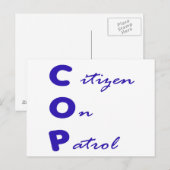 Carte Postale Citoyenne De Patrol (Devant / Derrière)