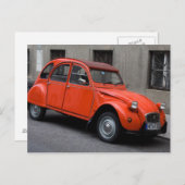 Carte Postale Citroën 2 CV (Devant / Derrière)
