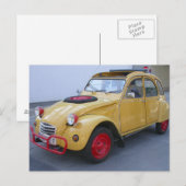 Carte Postale Citroën 2 CV (Devant / Derrière)