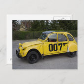 Carte Postale Citroën 2 CV (Devant / Derrière)