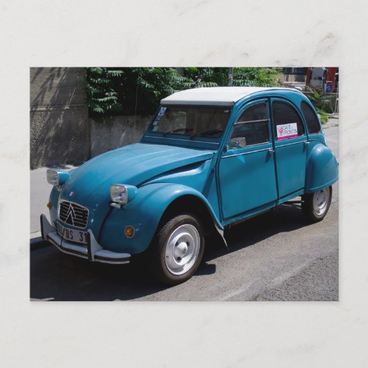 Carte Postale Citroën 2 CV (Devant)