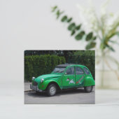 Carte Postale Citroen 2 CV Sauss Ente (Debout devant)