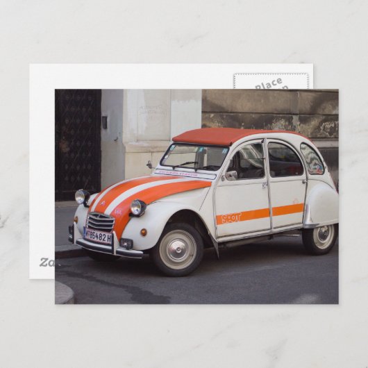 Carte Postale Citroën 2 CV Spot (Devant / Derrière)