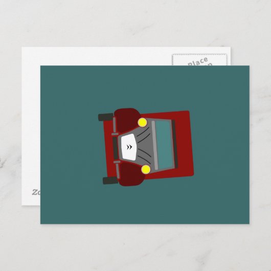 Carte postale Citroen 2CV (Devant / Derrière)