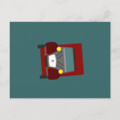 Carte postale Citroen 2CV (Devant)