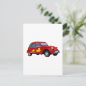 Carte Postale Citroen 2CV Ente (Debout devant)