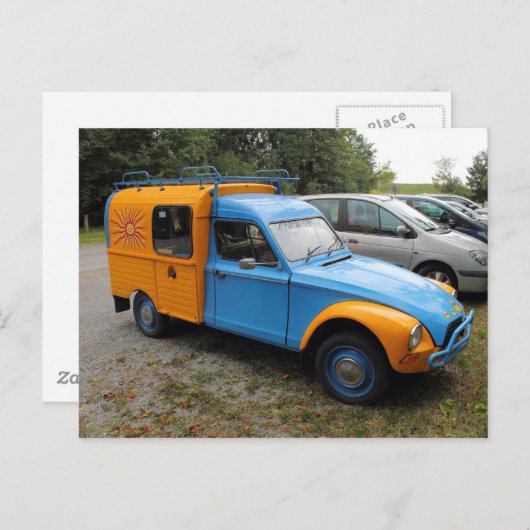 Carte Postale Citroen Acadiane (Devant / Derrière)