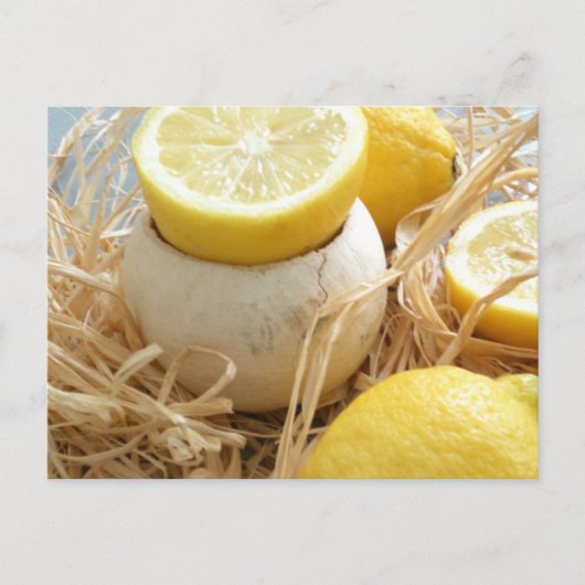 Carte postale citron (Devant)