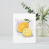 Carte Postale citron (Debout devant)