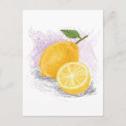 Carte Postale citron (Devant)