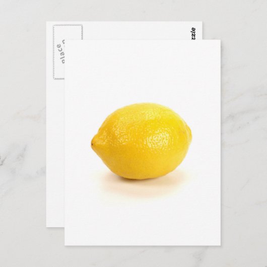 Carte Postale Citron (Devant / Derrière)