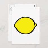 Carte Postale Citron (Devant / Derrière)