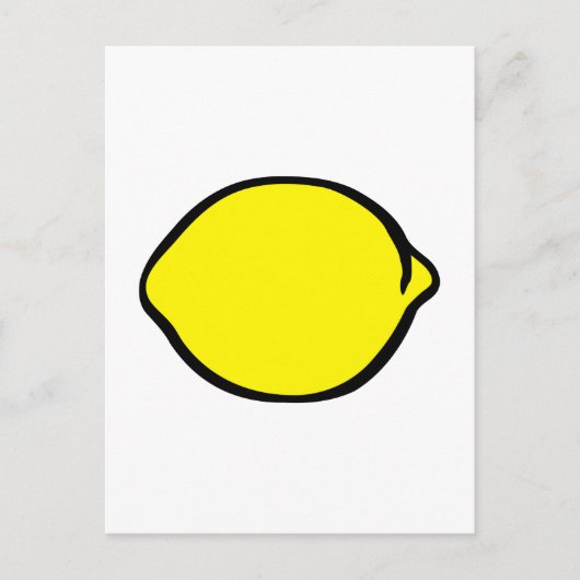 Carte Postale Citron (Devant)