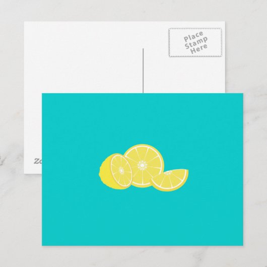 Carte Postale citron (Devant / Derrière)