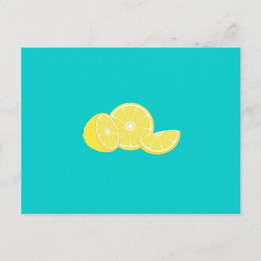 Carte Postale citron (Devant)