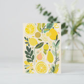 Carte Postale Citron (Debout devant)