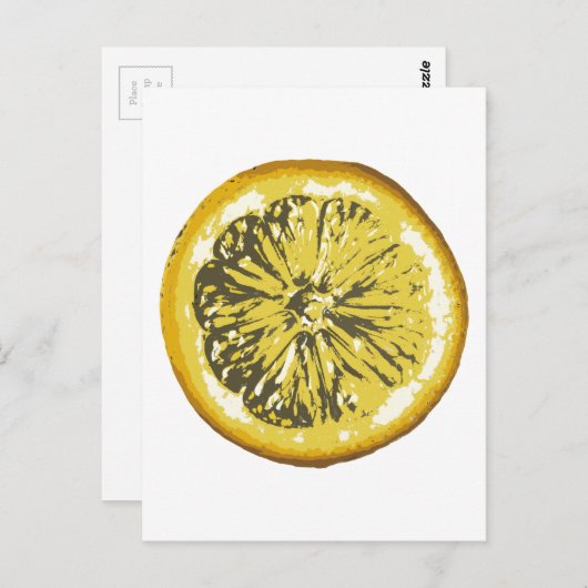 Carte Postale Citron (Devant / Derrière)