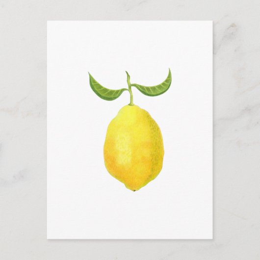 Carte postale citron (Devant)