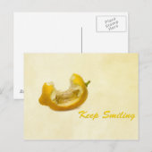 Carte Postale Citron - Continuer à sourire (Devant / Derrière)