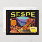 Carte Postale Citron de Sespe (Devant / Derrière)