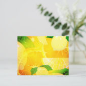 Carte postale Citron frais (Debout devant)
