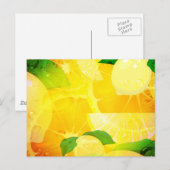 Carte postale Citron frais (Devant / Derrière)