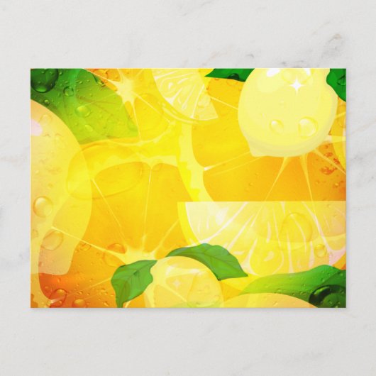 Carte postale Citron frais (Devant)
