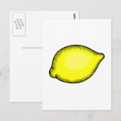 Carte Postale Citron géant (Devant / Derrière)