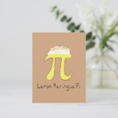 Carte postale Citron Meringue Pi Cute Math Pi Day (Debout devant)