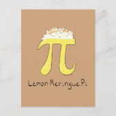 Carte postale Citron Meringue Pi Cute Math Pi Day (Devant)