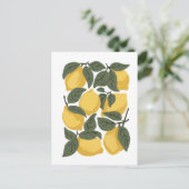 Carte Postale Citron minimal (Debout devant)
