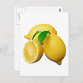 Carte Postale Citrons (Devant / Derrière)