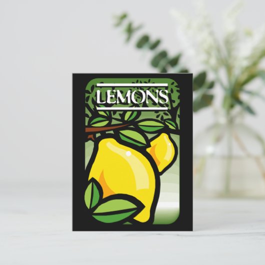 Carte Postale Citrons (Debout devant)