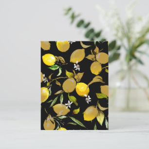 Carte Postale citrons d'aquarelle 31