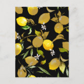 Carte Postale citrons d'aquarelle 31 (Devant)