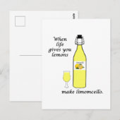 Carte Postale Citrons en Limoncello (Devant / Derrière)