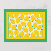 Carte Postale Citrons frais (Devant)