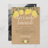 Carte Postale Citrons rustiques Changer la date reportée photo (Devant / Derrière)