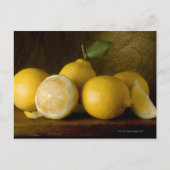 Carte Postale citrons sur bois (Devant)