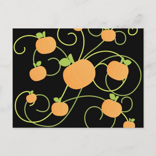 Carte Postale Citrouille (Devant)